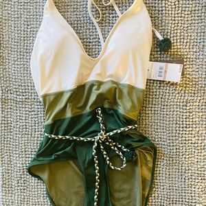 One piece bathing suit